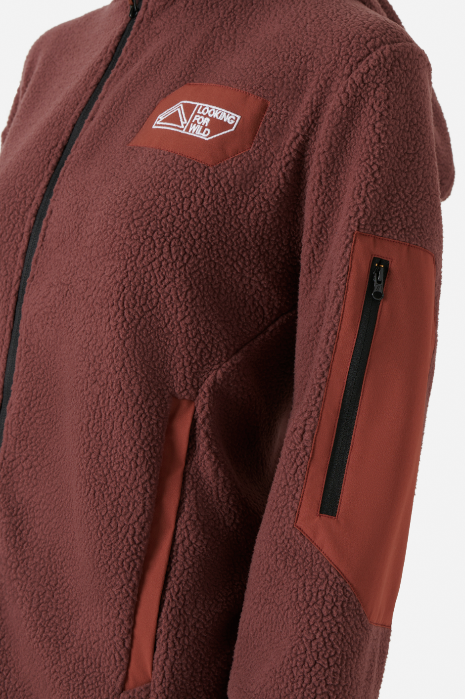 Biographie Fleece Sweater - Mahogany