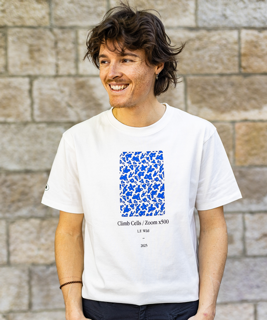 T-Shirt Unisexe - Climbing Cells Blue