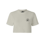 Montaine - Crop Top para mujer - Blanco hueso