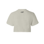 Montaine - Crop Top para mujer - Blanco hueso