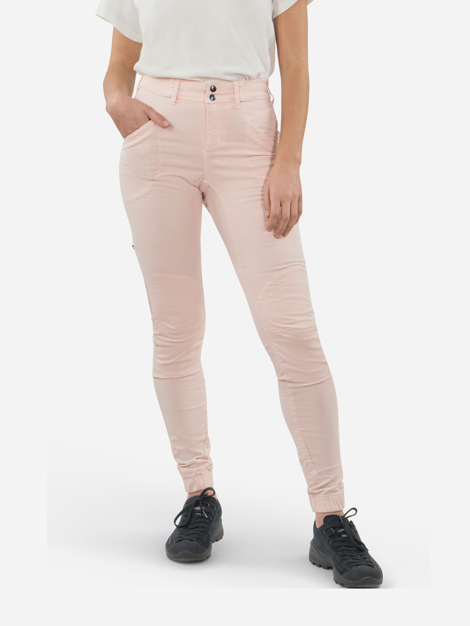 Pantalon d'escalade Laila Peak PINK WHITE