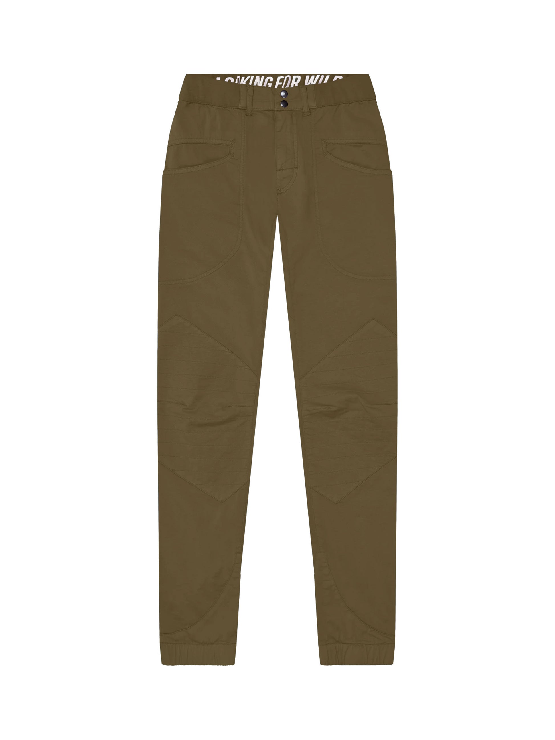 Pantalon d'escalade outdoor polyvalent homme FITZ ROY Olive