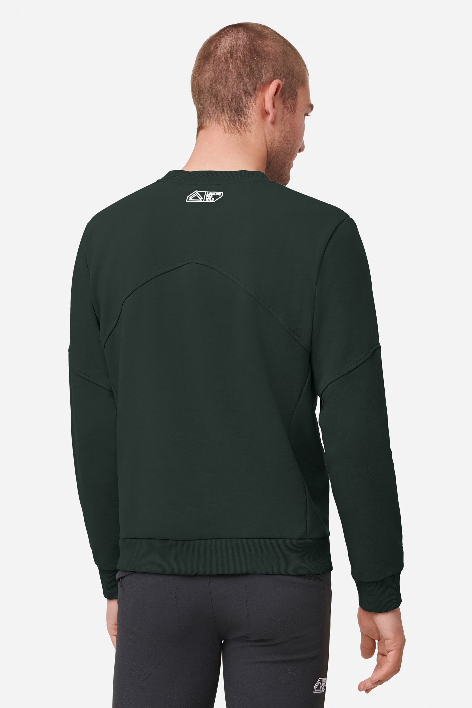 Bosson Organic cotton sweatshirt Evergreen