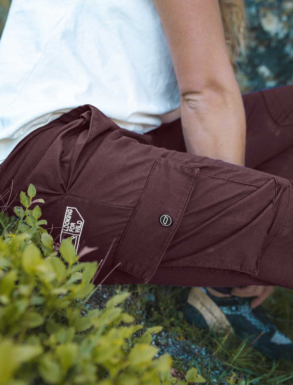 *Précommande* Pantalon d'escalade Laila Peak Cargo Potent Purple Hiver 2024